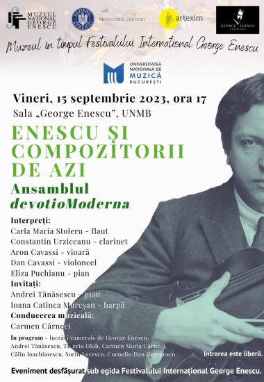 Enescu și compozitorii de azi – cu ansamblul devotioModerna